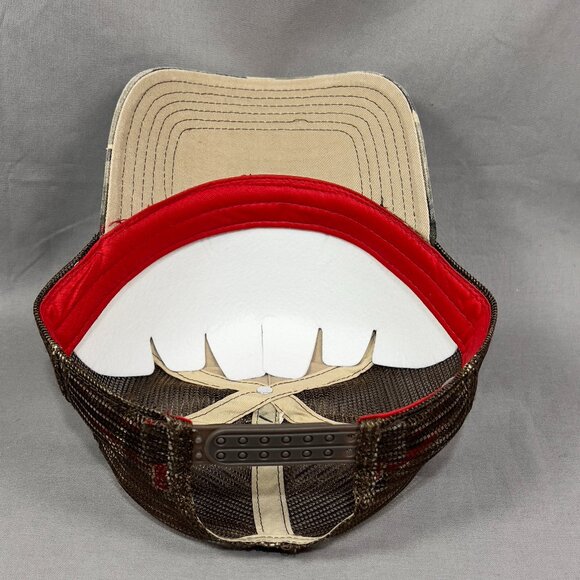 Milwaukees Best Beer Snapback Hat Khaki Camo Trucker Patch Wisconsin USA Mens - Picture 14 of 16